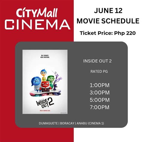 citymall dumaguete cinema|CityMall Dumaguete Movie Schedule 2024.